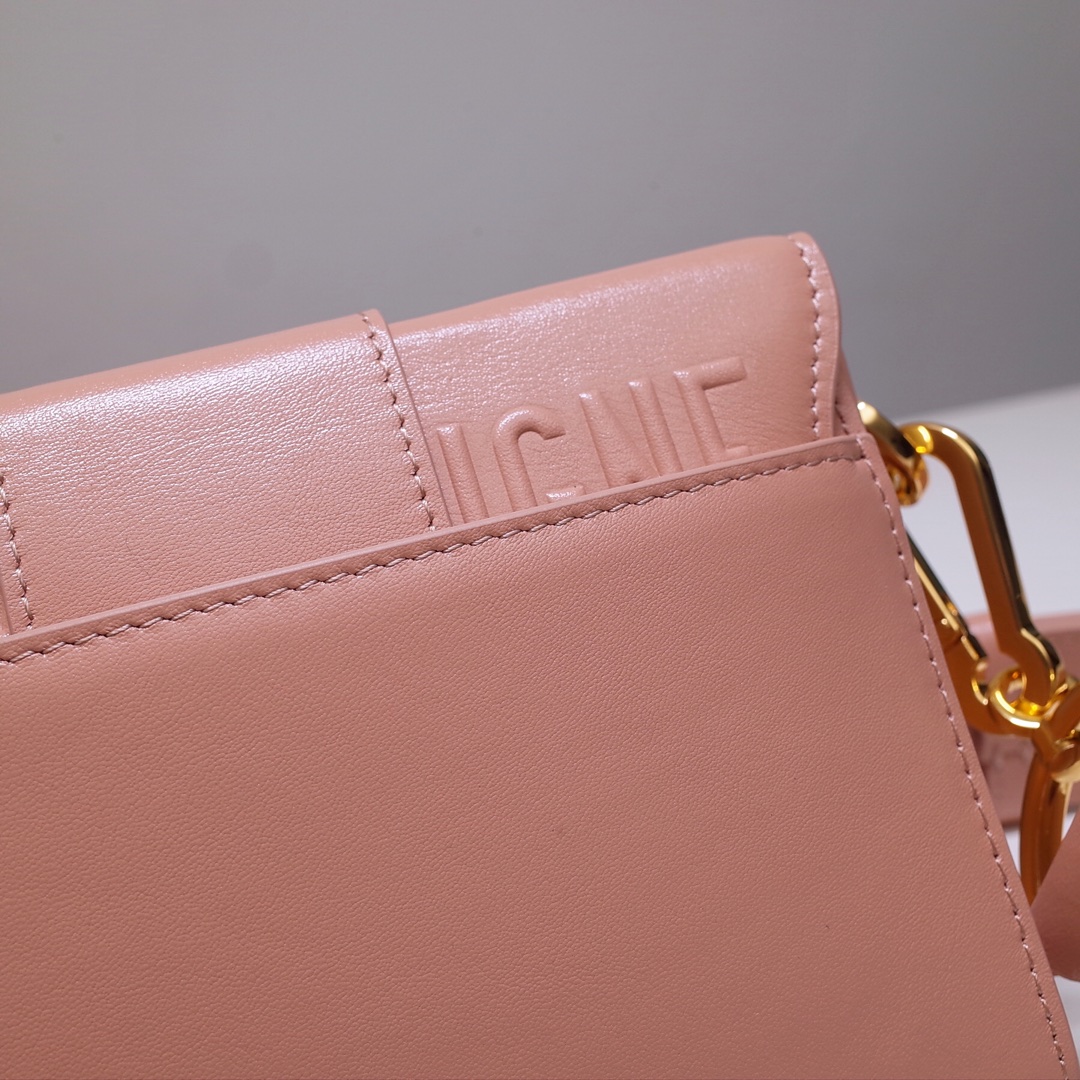 30 Montaigne Box Bag Pink Box Calfskin